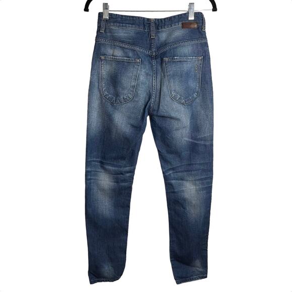 Maison Scotch L’Adorable Boyfriend Ripped Blue Jeans - Picture 4 of 9